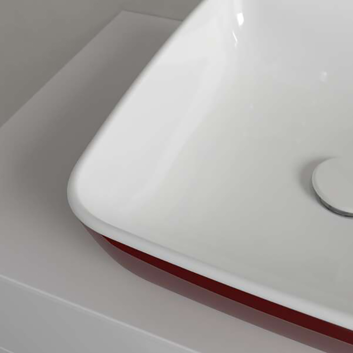 Villeroy&Boch Artis Раковина 41x41x13см., накладная, цвет: Bordeaux