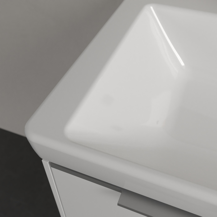 Villeroy&Boch Subway 3.0 Раковина 65х47х16.5см., 1 отв., подвесная, с переливом, цвет: альпийский белый