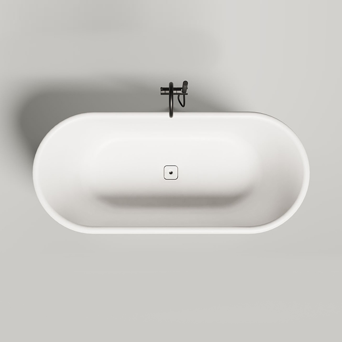 Salini Perla Plus Ванна 170x80см., отдельностоящая, S-Sense, цвет: белый глянцевый