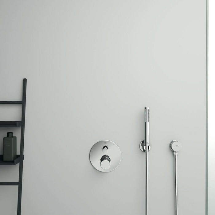 Ideal Standard Ceratherm T100 Смеситель для душа, встраиваемый, термостатический, для монтажа с комплектом EASY-BOX A1000NU, цвет: хром