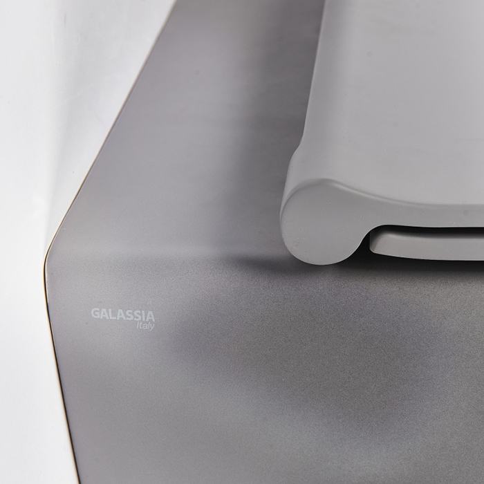 Galassia Dream Унитаз подвесной 56x36см., безободковый RIM, цвет: серый матовый