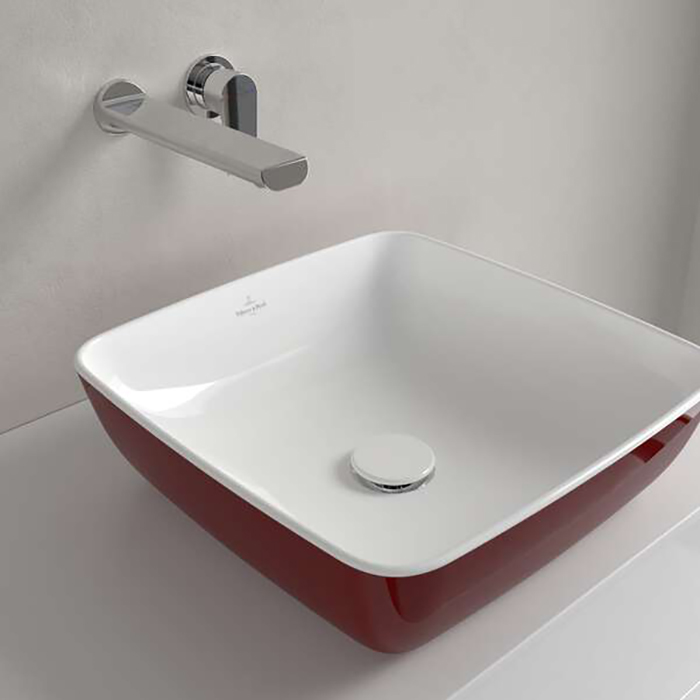 Villeroy&Boch Artis Раковина 41x41x13см., накладная, цвет: Bordeaux