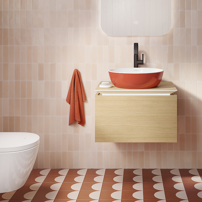 Villeroy&Boch Artis Раковина 43x43x13см., накладная, цвет: Rust