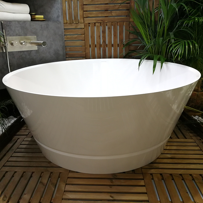 Victoria + Albert Taizu Ванна 150х60см., отдельностоящая, круглая, цвет: белый