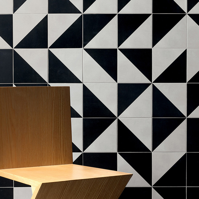 41zero42 Futura Керамогранит 15х15см., универсальный, цвет: Half Black