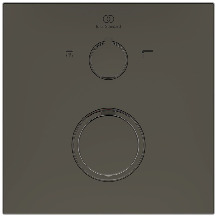 Ideal Standard Ceratherm C100 Смеситель для душа, встраиваемый, термостатический, для монтажа с комплектом EASY-BOX A1000NU, цвет: PVD Magnetic Grey