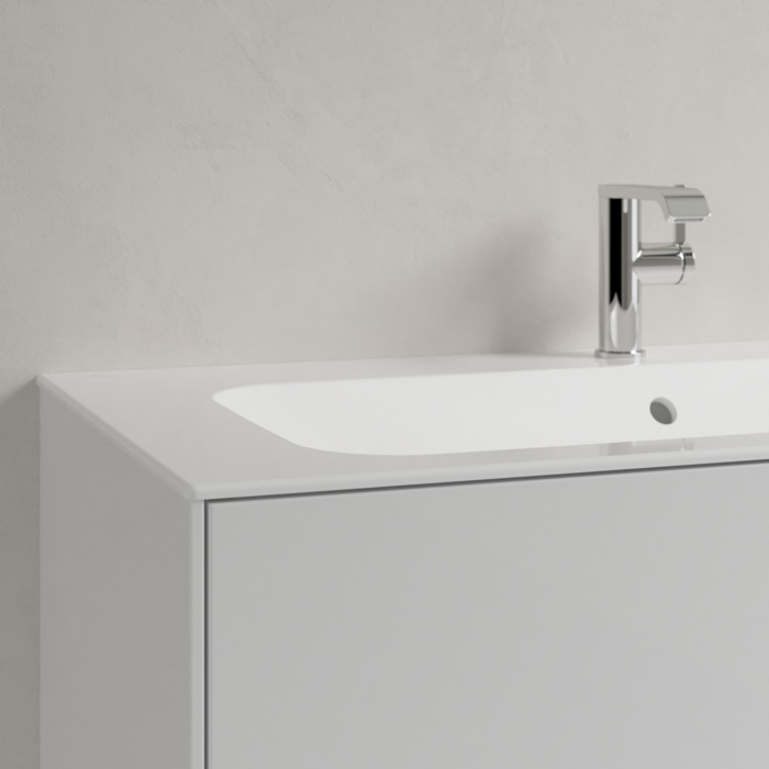 Villeroy&Boch Finion Раковина 100х50 см, 1 отв., с переливом, с антигрязевым покрытием CeramicPlus, цвет: белый