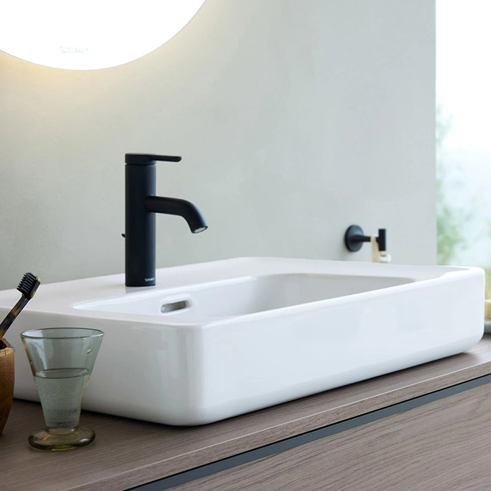 Duravit Soleil by Starck Раковина 60x48x14.5 см, подвесная/накладная, 1 отв., с переливом, WonderGliss, цвет: белый
