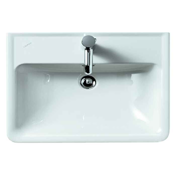 Laufen Pro Раковина 55x48x11,5см, подвесная/накладная с 1 отв., c переливом, цвет: белый