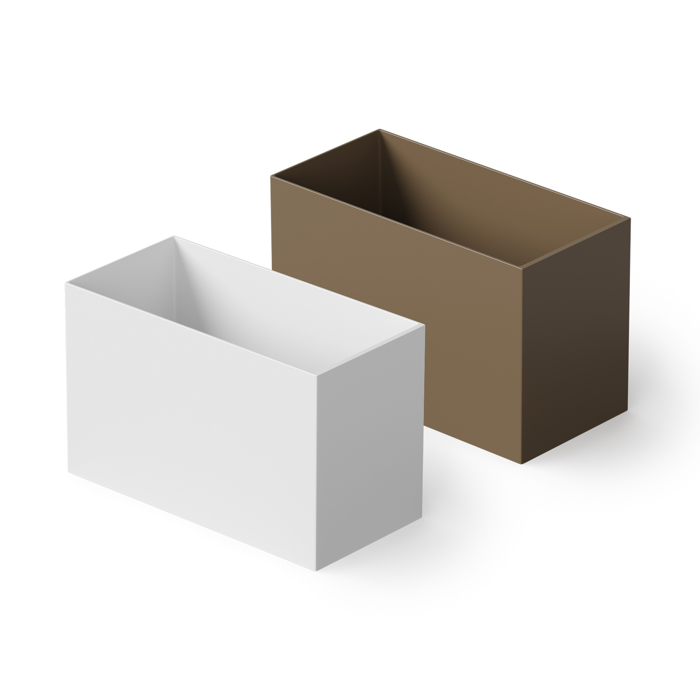 Dea Design Single Ванна 100x58x75см., отдельностоящая, Solid Surface, цвет: White №18