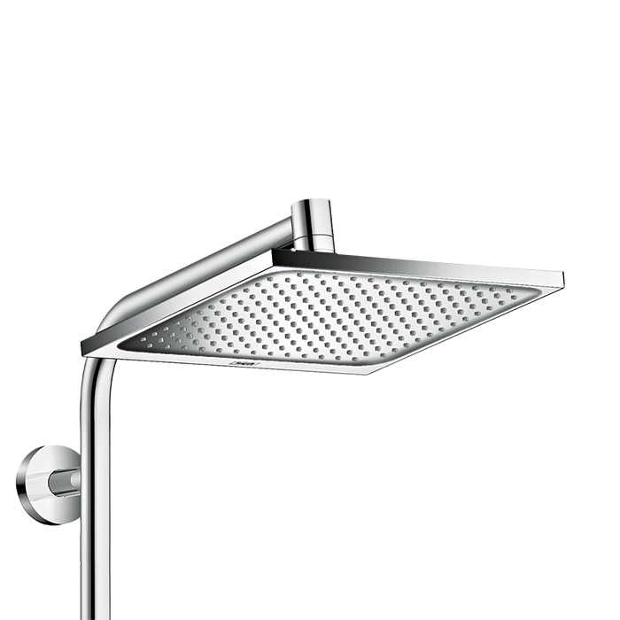 Hansgrohe Crometta E 240 SHP Душевая система 138см., с верхним душем 240х240мм., ручным дешем и термостатическим смесителем, цвет: хром