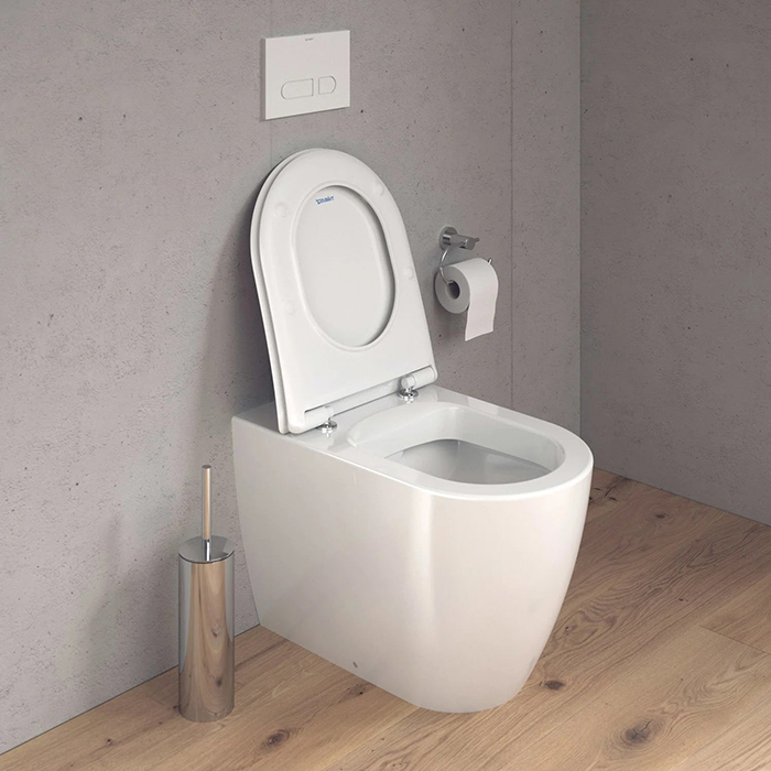 Duravit Soleil by Starck Унитаз 37x60 см, напольный, безободковый, слив универсальный, Weiß Hochglanz, HyG, цвет: белый