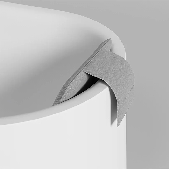 Salini Подушка для ванны 49.5x35.5x7cм., цвет: Grey