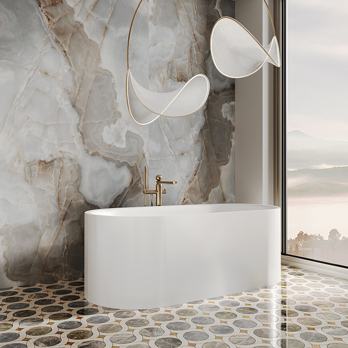 Salini Perla Ванна 170x80см., отдельностоящая, S-Sense, цвет: белый глянцевый