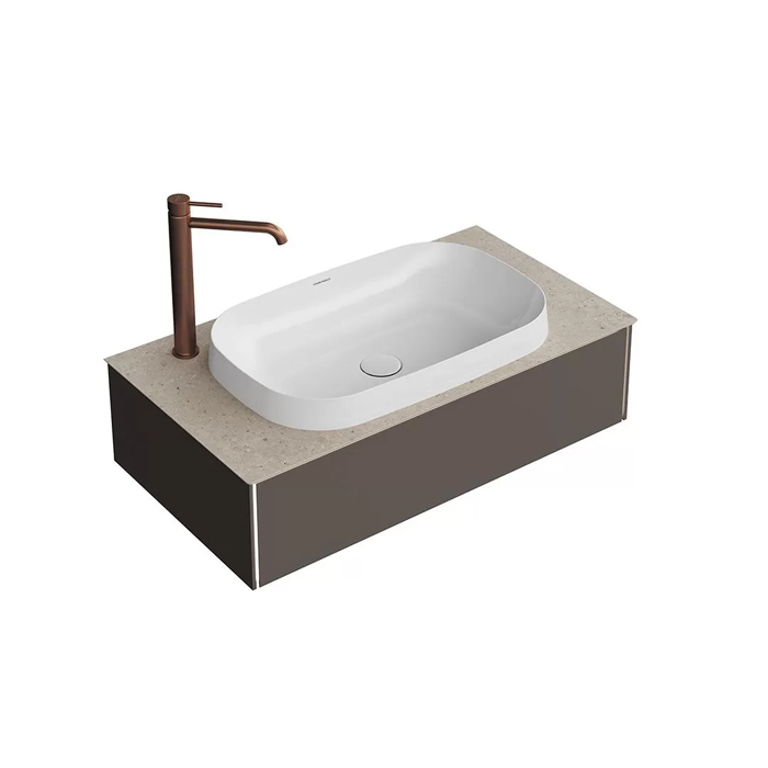 Kerama Marazzi Magica Тумба 88.4х48.5х22см., подвесная, 1 ящик, цвет: вечерний серый матовый