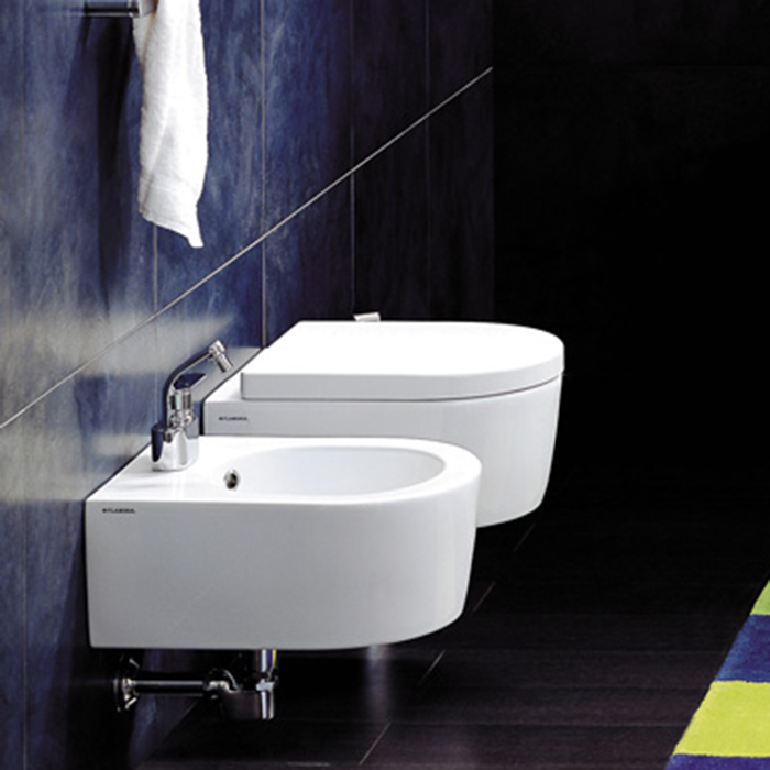 Flaminia Mini Link Биде подвесное 48.5x36xh20см, с 1 отв. под смеситель, цвет: белый глянцевый