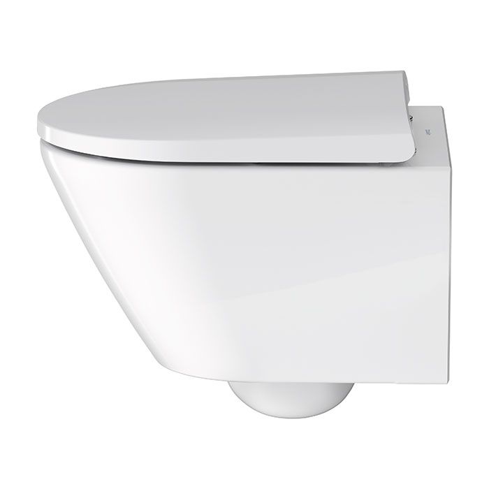 Duravit D-Neo Унитаз 47см., подвесной, безободковый, сиденье микролифт, цвет: белый
