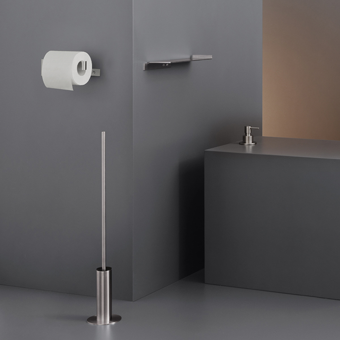 CEA Design ZIQQ Держатель туалетной бумаги, подвесной, цвет: нержавеющая сталь