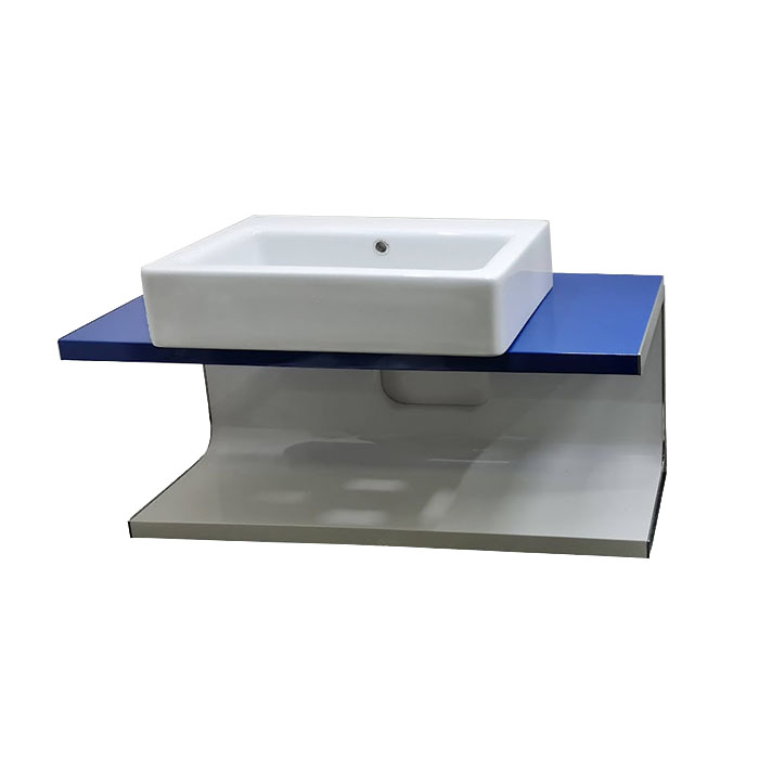Roca Khroma Комплект базовый модуль 100см с раковиной Ceramica Althea 60см, цвет: синий