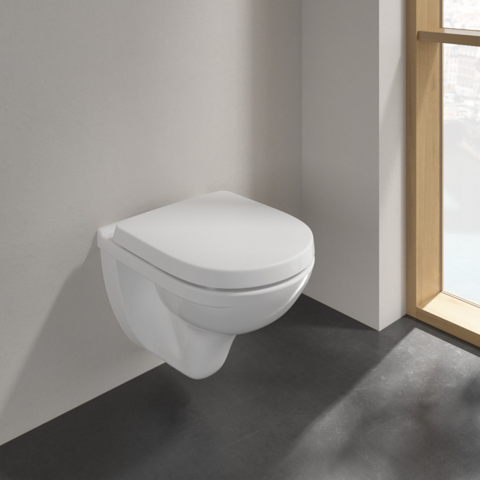 Villeroy&Boch O.novo Унитаз подвесной 36x49 см, с вертикальным смывом, цвет: белый