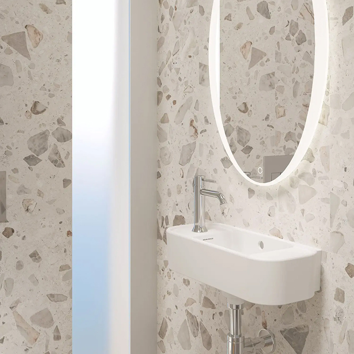 Kerama Marazzi Elegance Раковина 51x12см., подвесная, 1 отв., левосторонняя, цвет: белый матовый