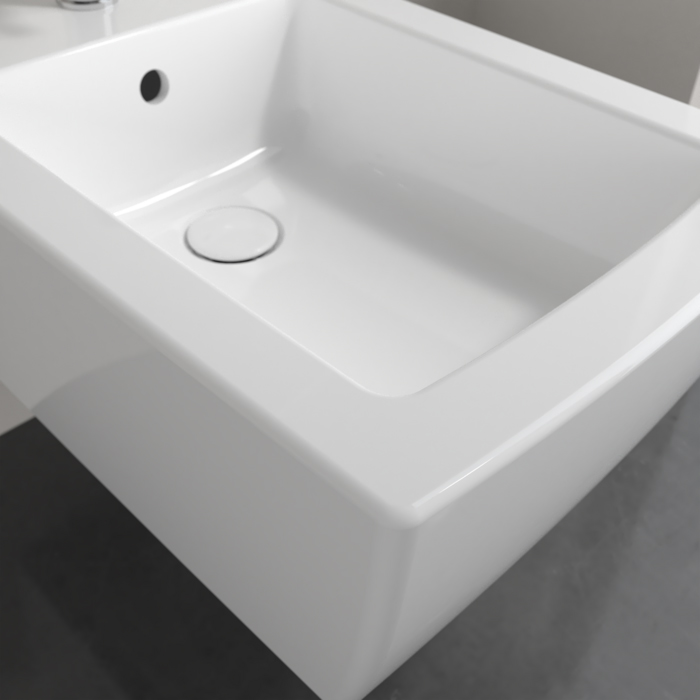 Villeroy&Boch Memento 2.0 Биде подвесное 37.5х56х23см., 1 отв., цвет: альпийский белый