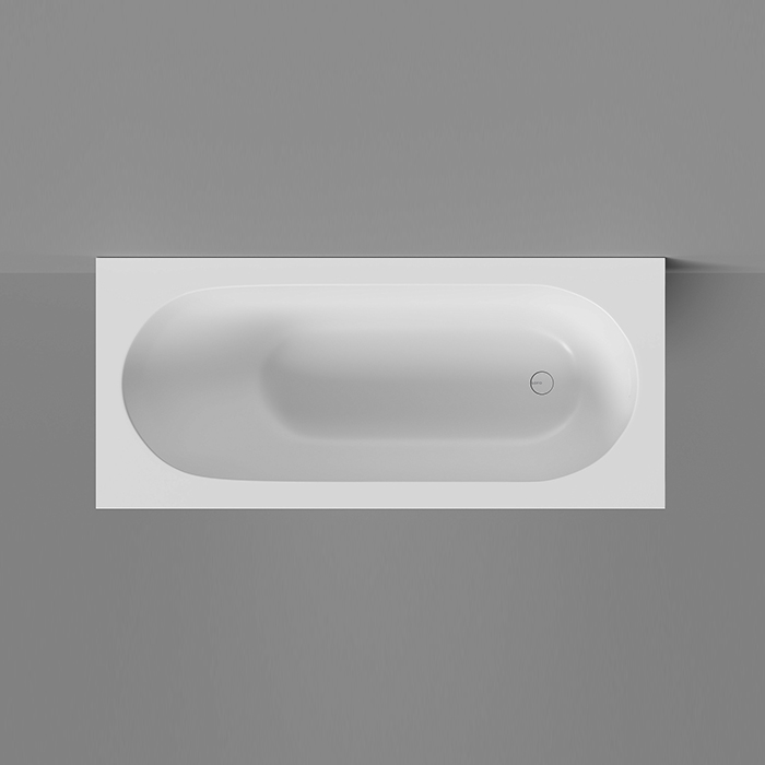 Salini Lofo Kit Ванна 180x80x61см, встраиваемая, Gelcoat, с донным клапаном, сифоном, ножками, слив-переливом, цвет: белый глянцевый