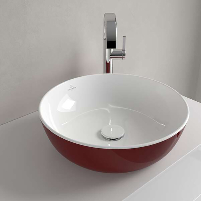 Villeroy&Boch Artis Раковина 43x43x13см., накладная, цвет: Sage Green