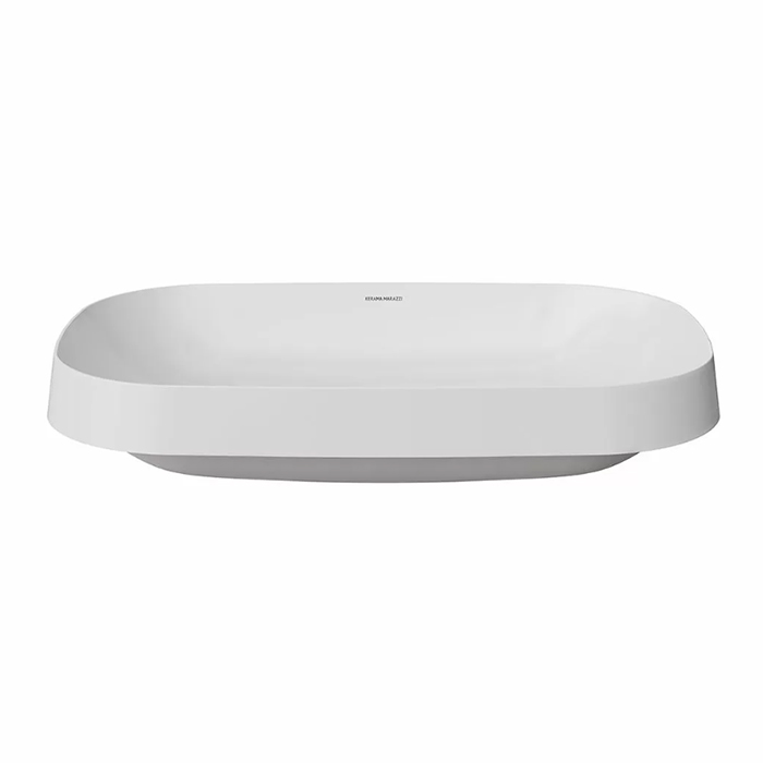 Kerama Marazzi Magica Раковина 65.5х42см., встраиваемая сверху, без отв., цвет:  белый глянцевый