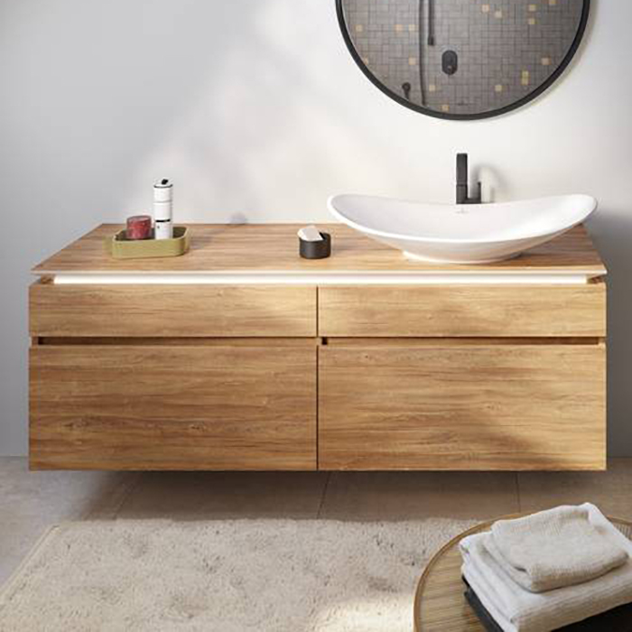 Villeroy&Boch My Nature Раковина 81х41 см, без отв., без перелива, с антигрязевым покрытием CeramicPlus, цвет: белый