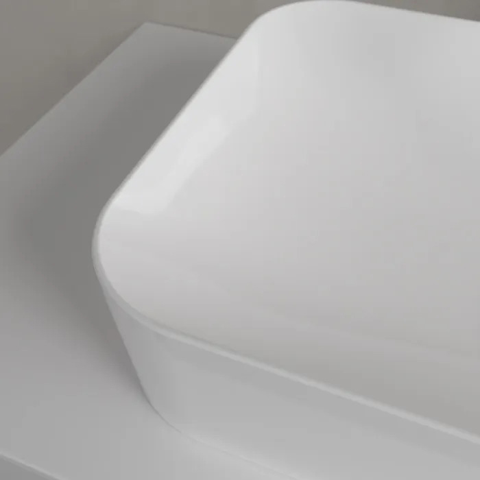 Villeroy&Boch Finion Раковина 60x35см., накладная, без отв., без перелива, CeramicPlus, цвет: белый матовый