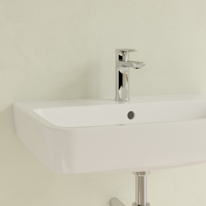 Villeroy&Boch O.novo раковина 65x46x17.5см., 1 отв., подвесная, с переливом, цвет: альпийский белый
