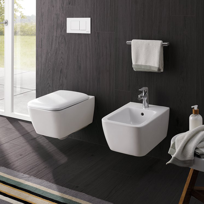 Geberit iCon Square Унитаз 35х54см., подвесной, безободковый, цвет: белый