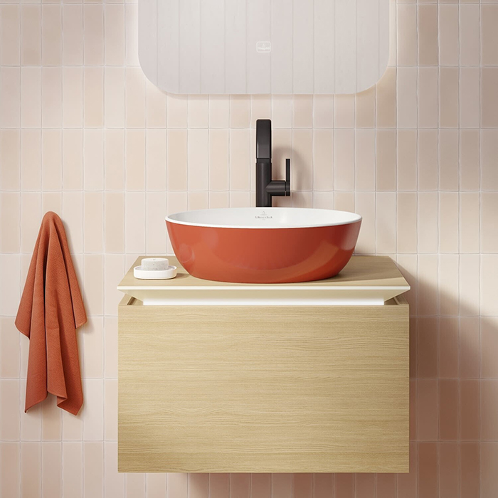 Villeroy&Boch Artis Раковина 43x43x13см., накладная, цвет: Rust