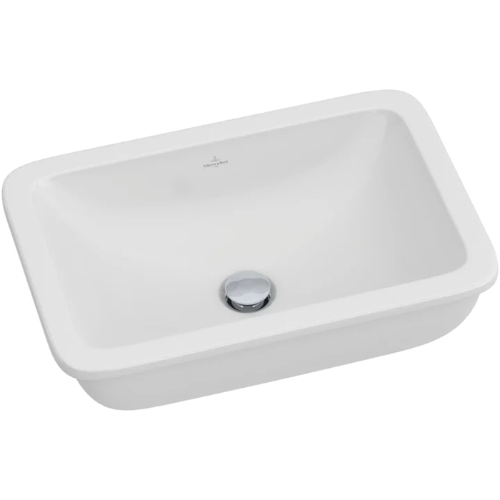 Villeroy&Boch Loop & Friends Раковина 54x34 см, без отв., с переливом, с антигрязевым покрытием CeramicPlus, цвет: белый