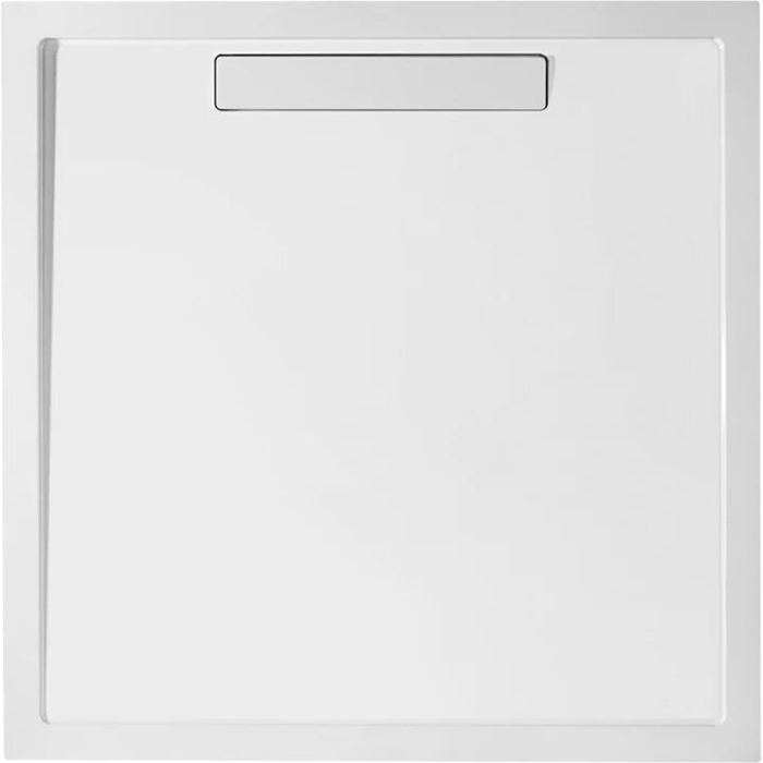 Villeroy&Boch Squaro Душевой поддон 100х100х1.8см., с антигрязевым покрытием CeramicPlus, цвет: альпийский белый