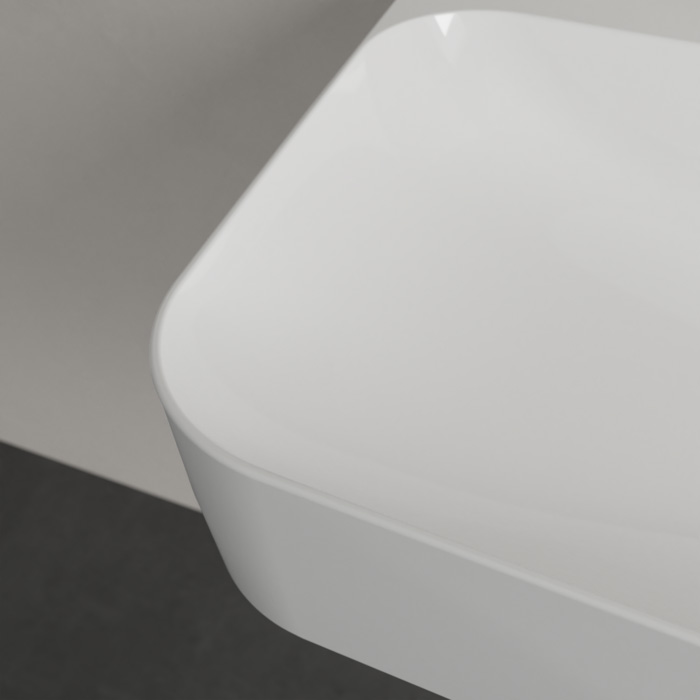 Villeroy&Boch Finion Раковина 80х47 см, 1 отв., с переливом, с антигрязевым покрытием CeramicPlus, цвет: белый