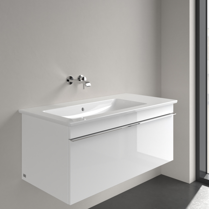 Villeroy&Boch Venticello Раковина 100x50см., подвесная/накладная, без отв., с переливом, цвет: альпийский белый