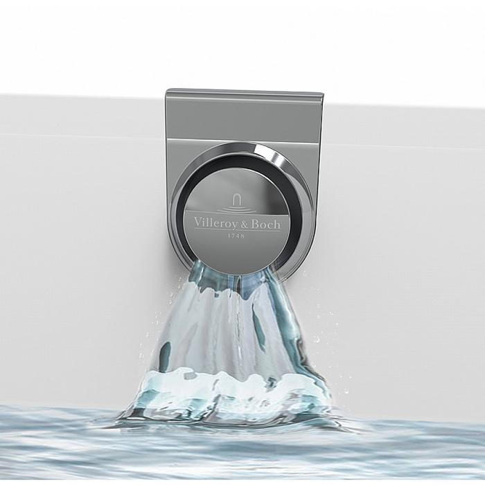 Villeroy&Boch Oberon 2.0 Слив-перелив для ванны, цвет: хром