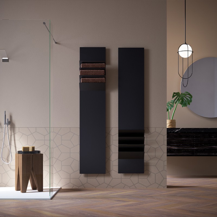 Antrax Flaps Полотенцесушитель электрический 35x171см., цвет: черный матовый