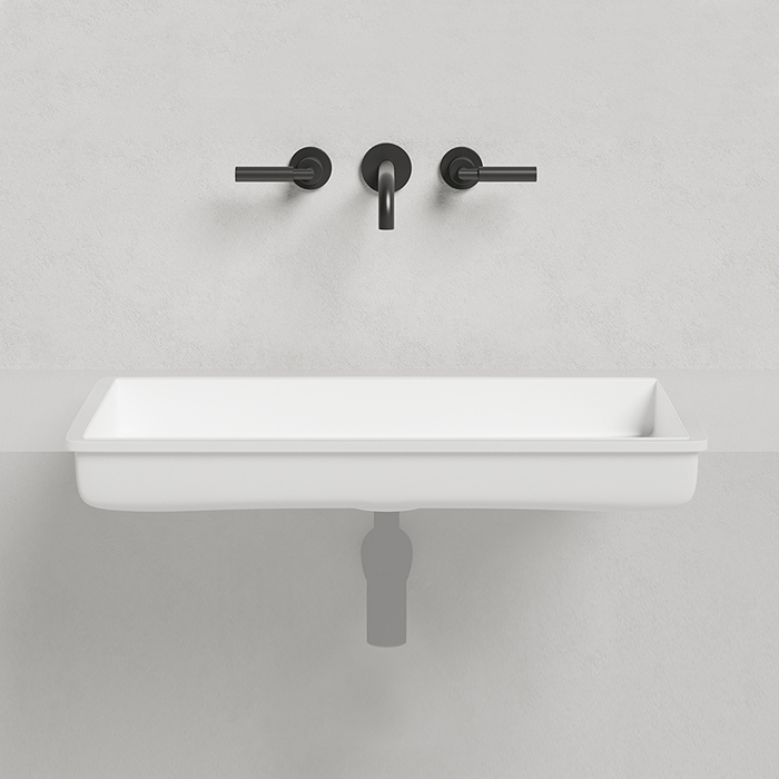 Salini MAREA 10 Раковина 75x40см, материал: S-Sense, цвет: белый