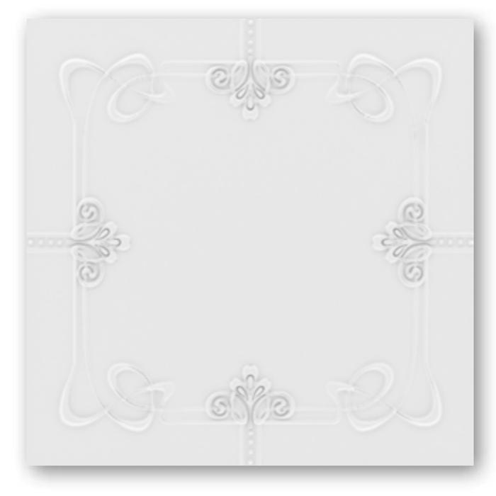 laDiva Margherita 03 Керамическая плитка 40x40см, настенная, квадрат, цвет: vaniglia