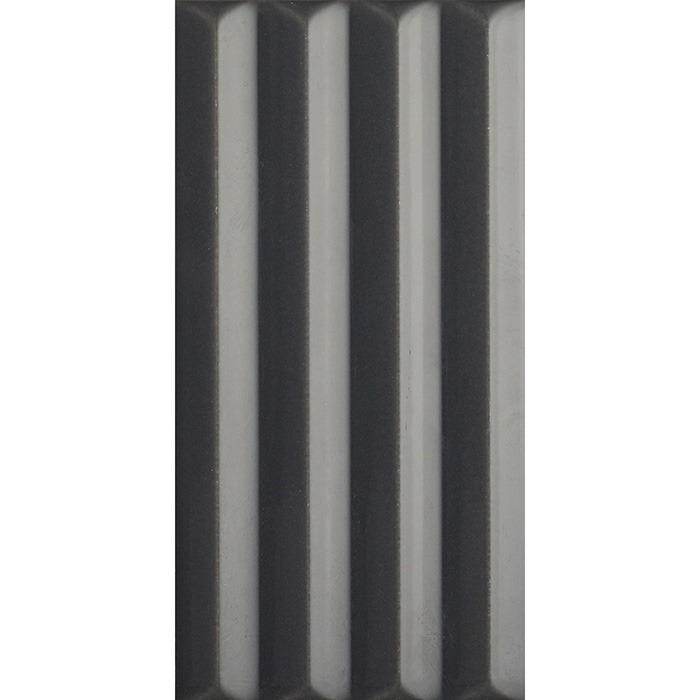 41zero42 Wigwag Керамическая плитка 7.5х15см., настенная, цвет: Black