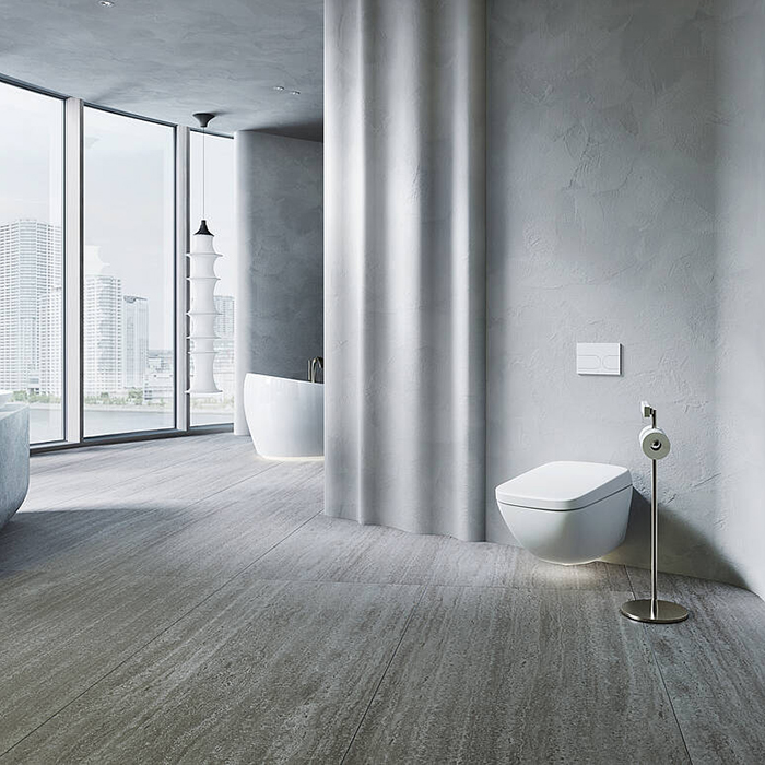 TOTO Neorest WX1 Комплект: унитаз подвесной 66x45см., сиденье, инсталляция, клавиша смыва, Cefiontect, Rimless, цвет: белый матовый