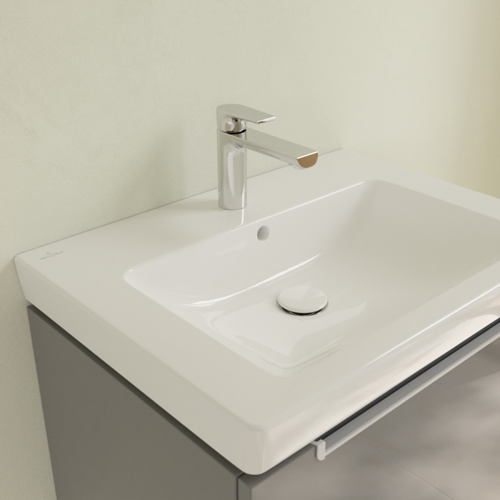 Villeroy&Boch Subway 2.0 Раковина 65х47 см, 1 отв., с переливом, цвет: белый