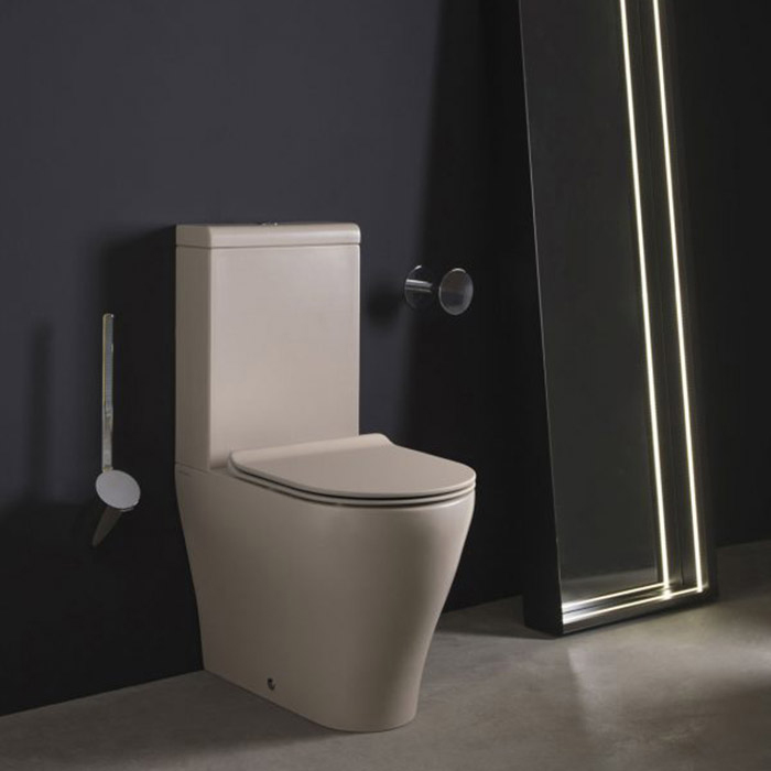 Flaminia APP PLUS Унитаз моноблок, 58x36xh:43см, goclean®, цвет: argilla