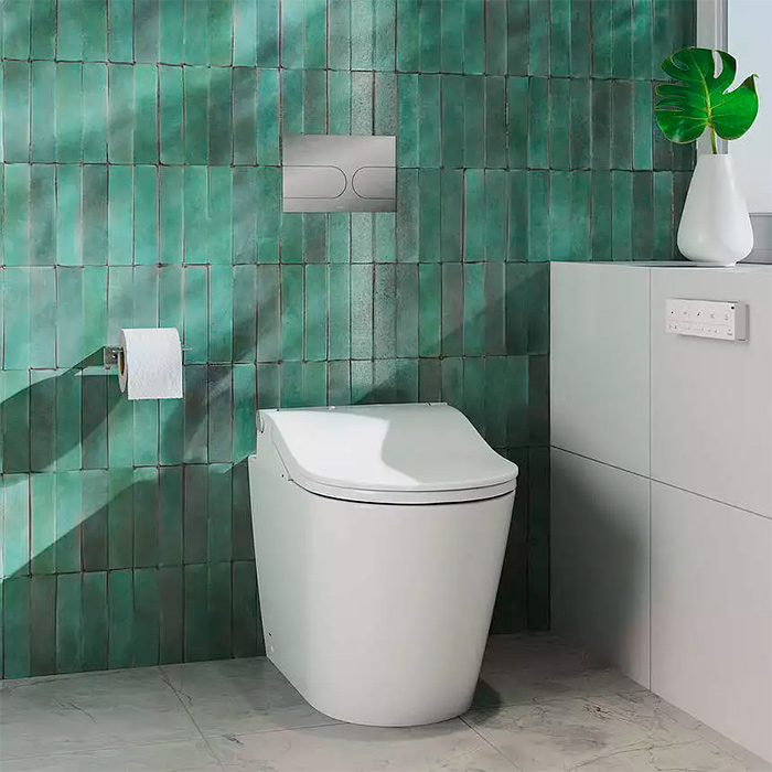 TOTO Washlet RW Сиденье 57.9x39.1x10.8см, с дистанционным управлением, для унитаза CW542/CW563, цвет: белый/серебро