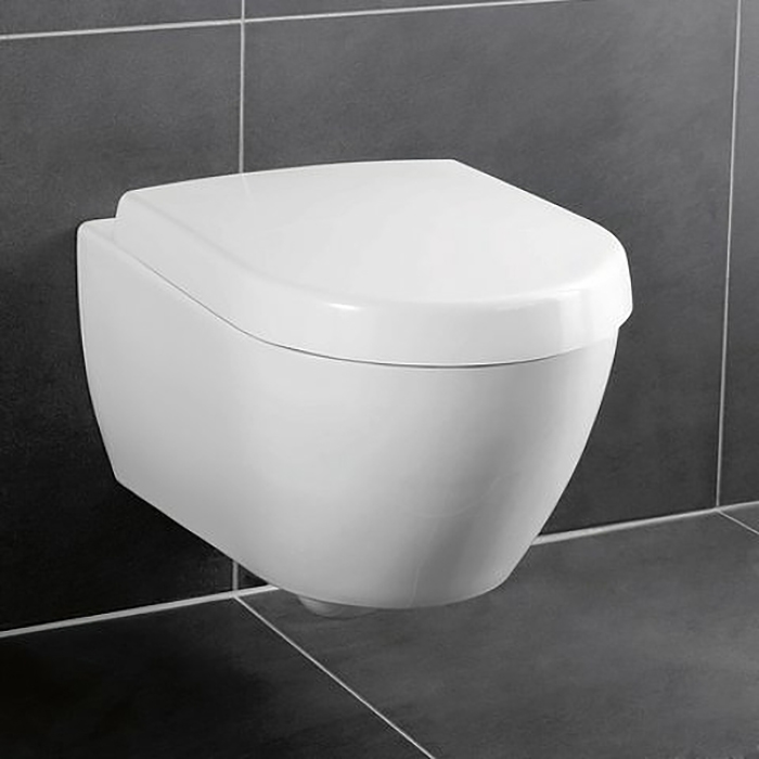 Villeroy&Boch Subway 2.0 Унитаз 37.5x36см., подвесной, с гориз. выпуском, цвет: альпийский белый