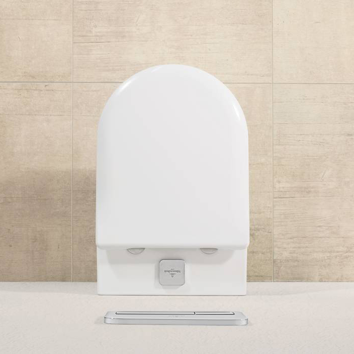 Villeroy&Boch Subway 2.0, Унитаз подвесной, с открытым смывным краем Compact, DirectFlush, ViFresh, горизонтальный выпуск, не подходит для установки со смывными кранами, 37x56см, цвет: белый