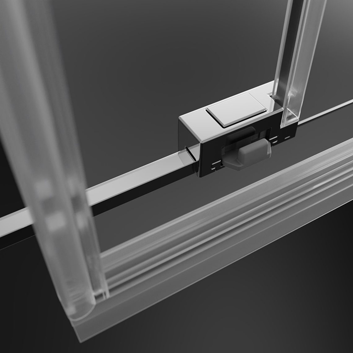 Radaway Idea PN DWD Штора на ванну 180x150 см, отделка: хром/стекло прозрачно